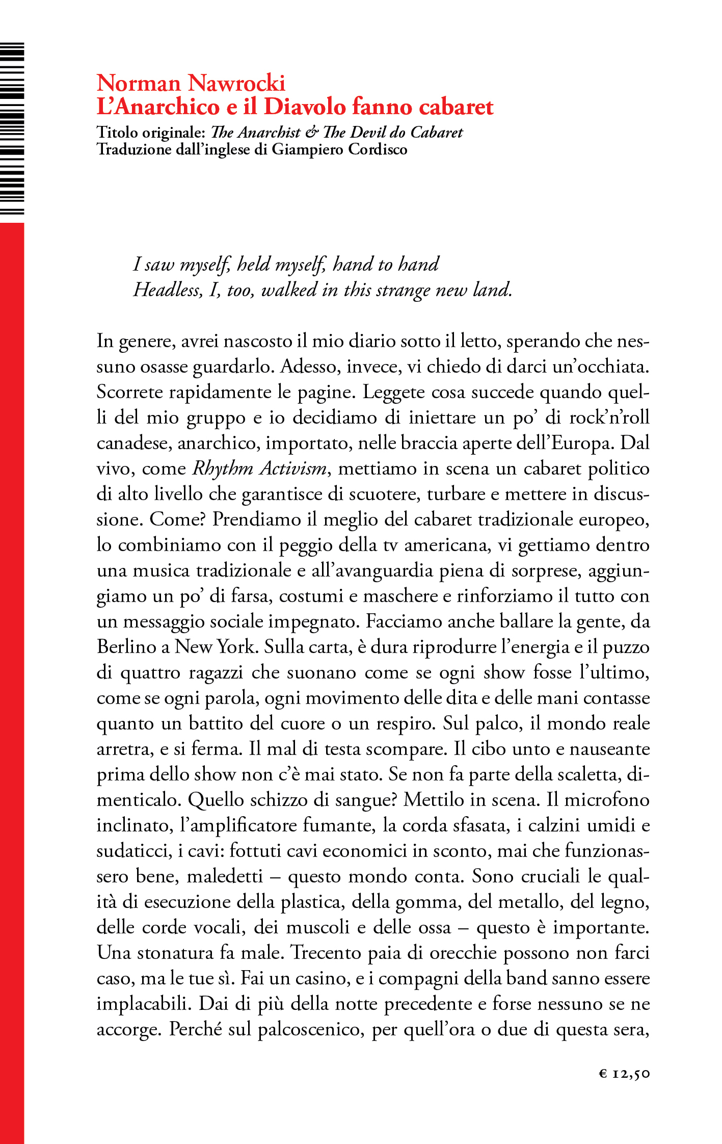 L’Anarchico e il Diavolo fanno cabaret (N. Nawrocki)