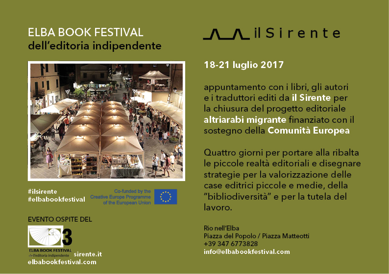 Elba Book Festival & Editrice il Sirente | 18-21 luglio 2017